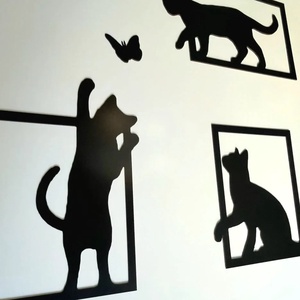 Macskás Fali Dekoráció - otthon & életmód - dekoráció - kép & falikép - 3d képek - Meska.hu