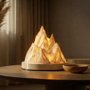 Modern hegy formájú hangulatlámpa  Minimalista LED dekoráció - otthon & életmód - lámpa - hangulatlámpa - Meska.hu