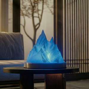 Modern hegy formájú hangulatlámpa  Minimalista LED dekoráció - otthon & életmód - lámpa - hangulatlámpa - Meska.hu