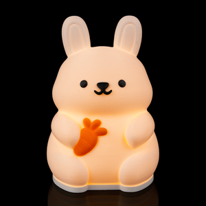 BunnyBright � Nyuszi nyugtató hangulatlámpa répával. - otthon & életmód - lámpa - hangulatlámpa - Meska.hu