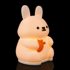 BunnyBright � Nyuszi nyugtató hangulatlámpa répával. - otthon & életmód - lámpa - hangulatlámpa - Meska.hu