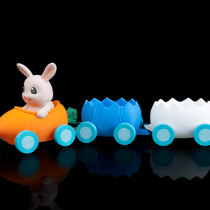 Húsvéti Csokitartó Nyuszivonat , Ünnepi díszek, dekorációk, Húsvéti díszek és dekorációk, Mindenmás, MESKA