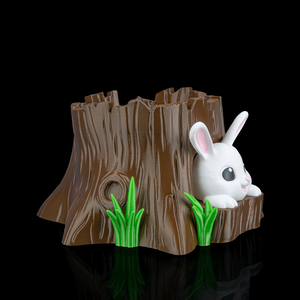 Húsvéti Csokitartó Nyuszilak - ünnepi díszek, dekorációk - húsvéti díszek és dekorációk - húsvéti kosár - Meska.hu