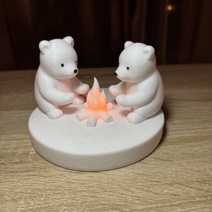 Tábortűz Medvék  - Lakásdekor és Ajándék - otthon & életmód - lámpa - hangulatlámpa - Meska.hu