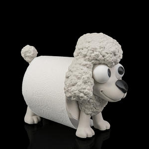 Cuki Uszkár Wc-Papír Tartó - otthon & életmód - fürdőszoba - fürdőszobai tároló - Meska.hu