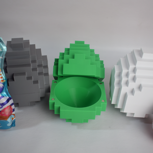 Minecraft Húsvéti Kinder Meglepetés Tojás Tartó - ünnepi díszek, dekorációk - húsvéti díszek és dekorációk - húsvéti tojástartó - Meska.hu