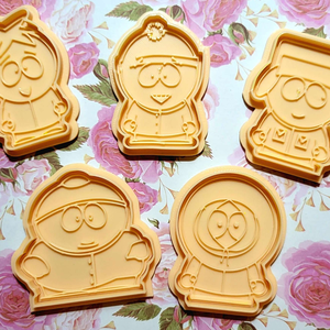 South Park Sütikiszúró forma szett - ünnepi díszek, dekorációk - húsvéti díszek és dekorációk - húsvéti sütikiszúró - Meska.hu