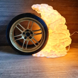 LED Burnout Autós Hangulatlámpa, RGB távirányítós - otthon & életmód - lámpa - hangulatlámpa - Meska.hu
