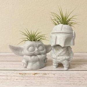 Star Wars  Baba Yoda és Stormtrooper ültető szett - Meska.hu