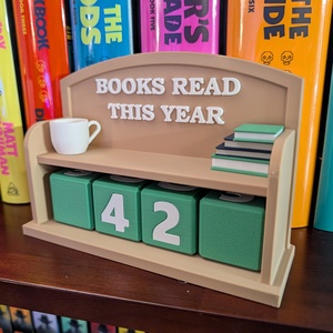Idén elolvasott könyvek � könyves számláló dekor - Meska.hu