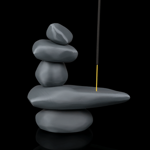 Zen Egyensúly köves füstölőtartó - otthon & életmód - dekoráció - spiritualitás - füstölő és füstölőtartó - Meska.hu