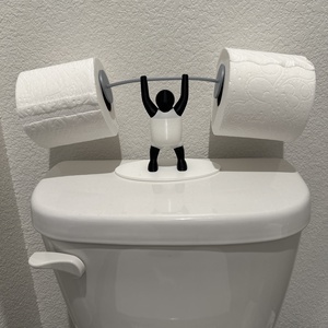 Humoros Erőemelő Wc Papír Tartó - otthon & életmód - fürdőszoba - fürdőszobai tároló - Meska.hu