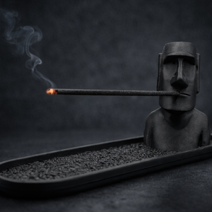 Húsvéti Szigetek Moai Füstölőtartó - Meska.hu