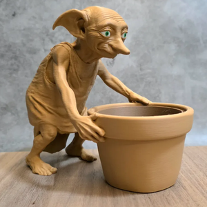 Harry Potter Dobby Ültető cserép és szobor - otthon & életmód - virágdekoráció - virágtartó - kaspó - Meska.hu