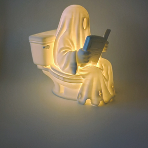 Cuki Vicces Toalett Szellem - otthon & életmód - dekoráció - halloween - halloweeni dekoráció - Meska.hu
