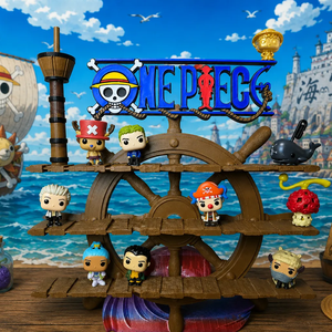 One piece Kinderjoy figura gyűjtői állvány - otthon & életmód - dekoráció - asztal és polc dekoráció - dekorációs tál, tartó - Meska.hu