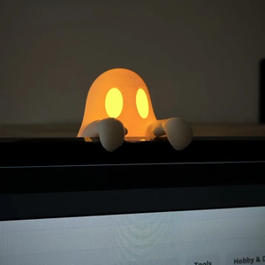 Kicsi Világító Szellem Monitor Dísz - otthon & életmód - dekoráció - halloween - halloweeni figurák - Meska.hu