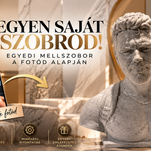Egyedi mellszobor saját fotó alapján � Személyre szabott 3D szobor, egyedi ajándék - Meska.hu