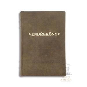 VALÓDI BŐR, vintage, személyre szabott, vendégkönyv, napló, notesz, jegyzetfüzet, receptkönyv, rajzkönyv, emlékkönyv, A4 - esküvő - emlék & ajándék - vendégkönyv - Meska.hu