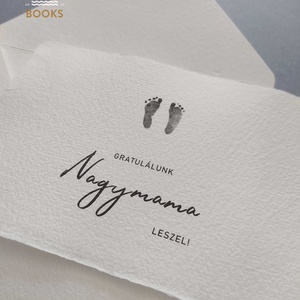 Nagymama leszel, Nagypapa leszel, meglepetés kártya, babaváró, nagyszülők - otthon & életmód - papír, írószer - Meska.hu