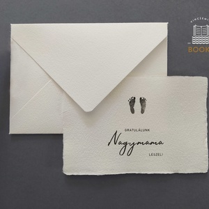 Nagymama leszel, Nagypapa leszel, meglepetés kártya, babaváró, nagyszülők - otthon & életmód - papír, írószer - Meska.hu