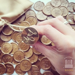 Monogramos pecsétnyomó  / Viaszpecsét kezdőbetűkkel / Esküvői bélyegző / Személyre szabott monogram - esküvő - meghívó & kártya - meghívó - Meska.hu
