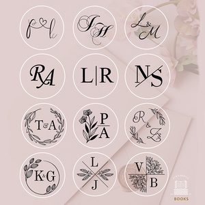 Egyedi viaszpecsét készítő csomag � legyen szó esküvői monogramról vagy céges logóról - esküvő - meghívó & kártya - meghívó - Meska.hu