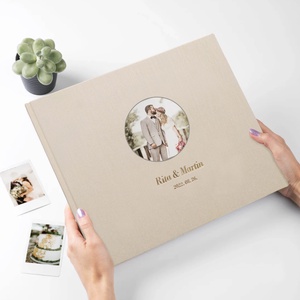FOTÓALBUM saját fényképeddel, prégelt felirattal - A4 - Emlékkönyv, Babaalbum - esküvő - emlék & ajándék - album & fotóalbum - Meska.hu