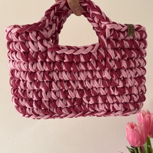 Peony horgolt kézitáska, Táska & Tok, Kézitáska & válltáska, Kézitáska, Horgolás, MESKA