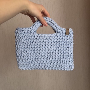Cornflower horgolt kézitáska, Táska & Tok, Kézitáska & válltáska, Kézitáska, , MESKA