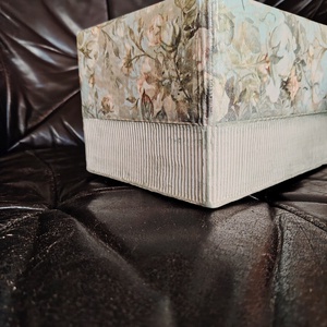 Rózsás tárolódoboz - otthon & életmód - tárolás & rendszerezés - doboz - Meska.hu