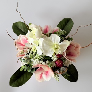 Tavaszi virágbox bonbonnal - otthon & életmód - dekoráció - asztal és polc dekoráció - asztaldísz - Meska.hu