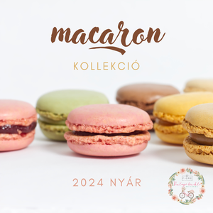 Macaron kollekció 2024 nyár - egyedi bicikli csengő macaronnal - rózsaszín  - játék & sport - sport és kikapcsolódás - kerékpározás - Meska.hu