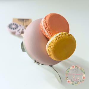 Macaron kollekció 2024 nyár - egyedi bicikli csengő macaronnal - rózsaszín  - játék & sport - sport és kikapcsolódás - kerékpározás - Meska.hu