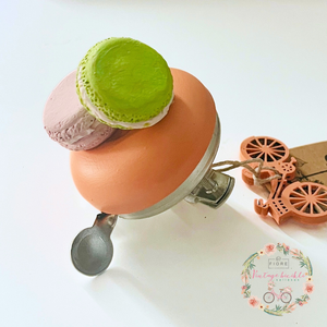 Macaron kollekció 2024 nyár - egyedi bicikli csengő macaronnal - sárgadinnye - játék & sport - sport és kikapcsolódás - kerékpározás - Meska.hu