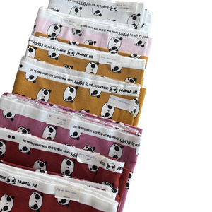 Poppy HI THERE Panda mintás designer pamutflanel � Limitált anyagdarabok (OEKO-TEX) - kellékek & szerszámok - méteráru - anyagcsomag - Meska.hu