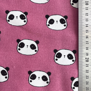 Poppy HI THERE Panda mintás designer pamutflanel � Limitált anyagdarabok (OEKO-TEX) - kellékek & szerszámok - méteráru - anyagcsomag - Meska.hu