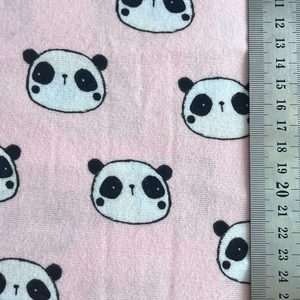 Poppy HI THERE Panda mintás designer pamutflanel � Limitált anyagdarabok (OEKO-TEX) - kellékek & szerszámok - méteráru - anyagcsomag - Meska.hu