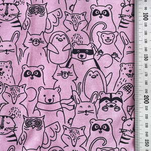 Designer állatmintás jersey � Limitált anyagdarabok (OEKO-TEX), Kellékek & szerszámok, Méteráru, Anyagcsomag, Varrás, MESKA