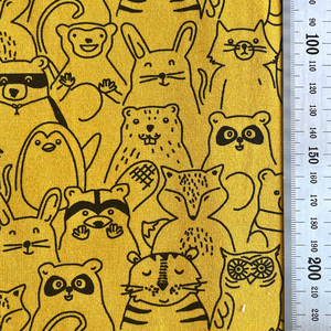 Designer állatmintás jersey � Limitált anyagdarabok (OEKO-TEX) - kellékek & szerszámok - méteráru - anyagcsomag - Meska.hu