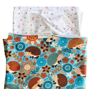 Designer süni mintás és virágos jersey � Limitált anyagdarabok (OEKO-TEX) - kellékek & szerszámok - méteráru - anyagcsomag - Meska.hu