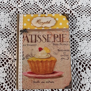 Receptfüzet muffinnal a vintage jegyében - otthon & életmód - konyhafelszerelés, tálalás - Meska.hu