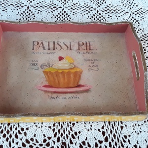 Tálca muffin mintával -  - Meska.hu