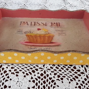 Tálca muffin mintával -  - Meska.hu