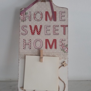 Home Sweet Home üzenő tábla Édes otthon  felirattal -  - Meska.hu