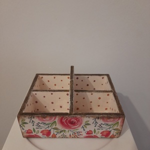 Fa asztali tároló/ teafiltertartó / ékszertartó mintás - otthon & életmód - konyhafelszerelés, tálalás - konyhai tárolás - tea & kávé tárolás - Meska.hu