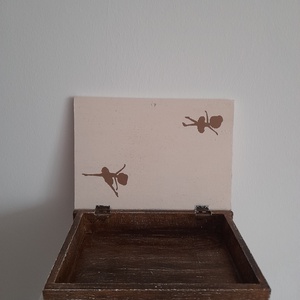  Vintage  stílusú lányka mintás  dobozka gyerekeknek - ékszer - ékszertartó - ékszerdoboz - Meska.hu
