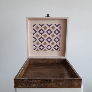  Vintage  stílusú nagy méretű  tároló doboz/ varrós doboz - ékszer - ékszertartó - ékszerdoboz - Meska.hu