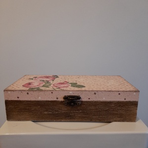  Vintage  stílusú   tároló doboz/ varrós doboz - ékszer - ékszertartó - ékszerdoboz - Meska.hu