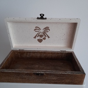  Vintage macaron-kulcsos ékszertartó doboz/varrós doboz - ékszer - ékszertartó - ékszerdoboz - Meska.hu